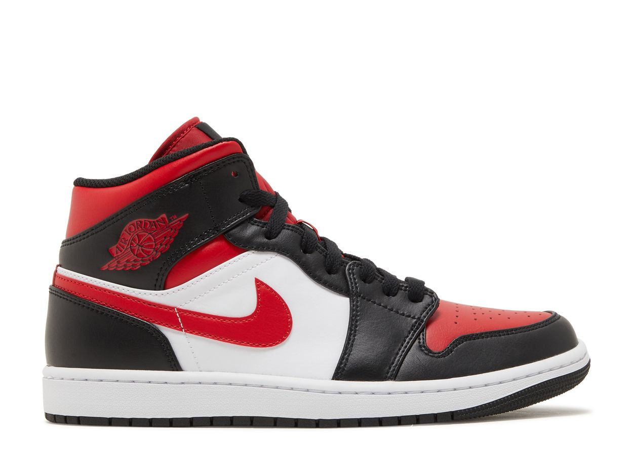 Air Jordan 1 Mid Bred Toe (2022)