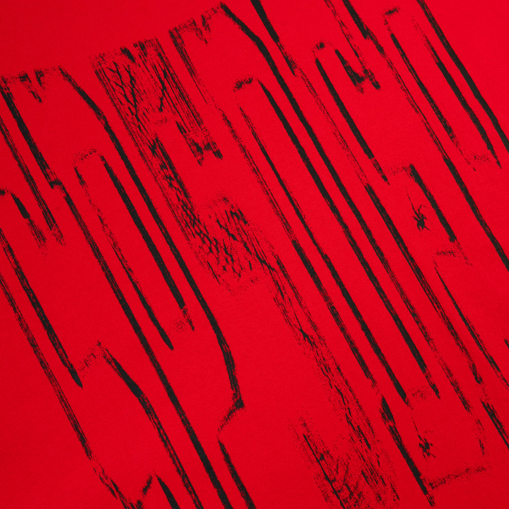 Sp5der Diffused Collegiate Tee Red