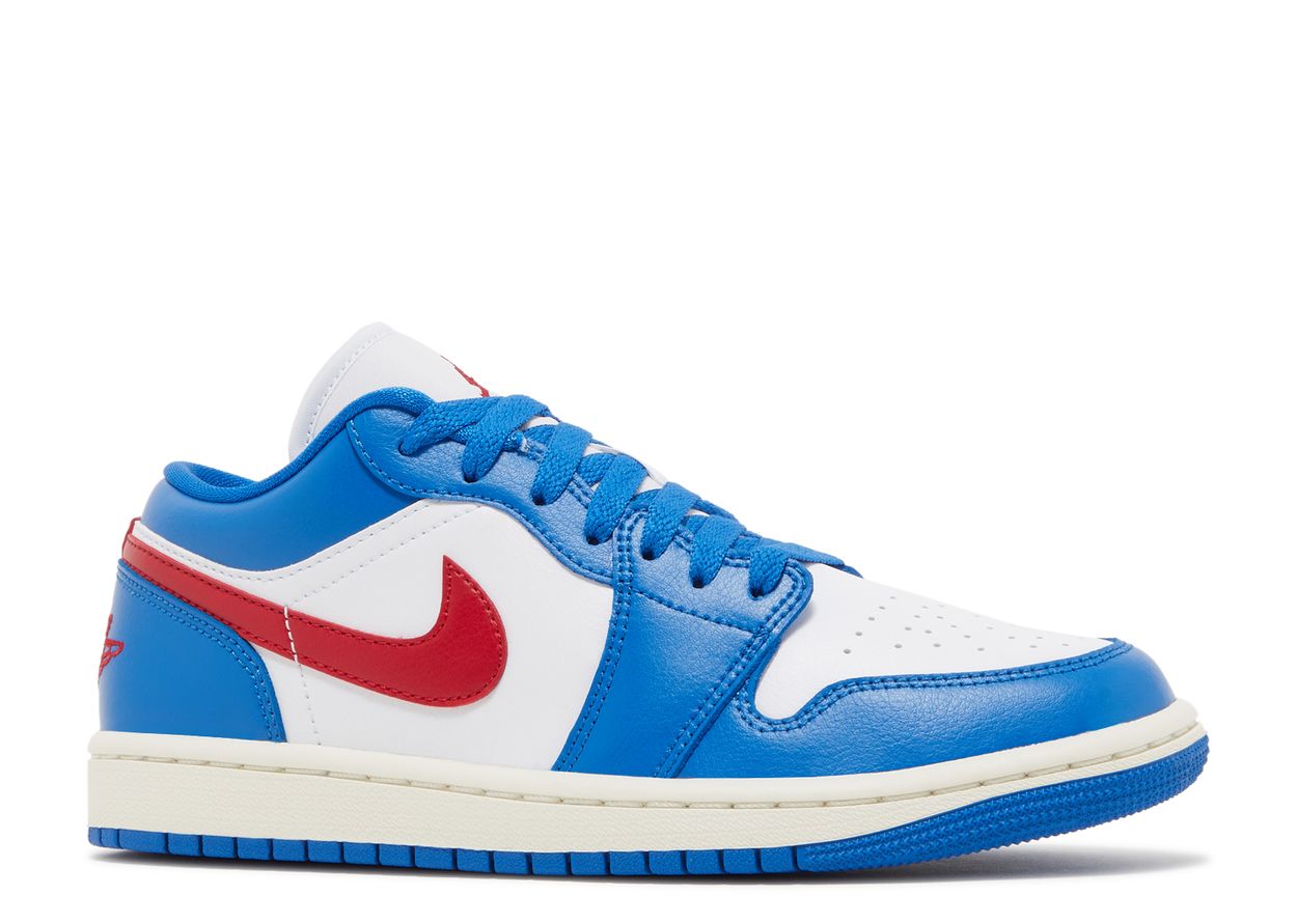 Air Jordan 1 Low Sport Blue Gym Red (W)