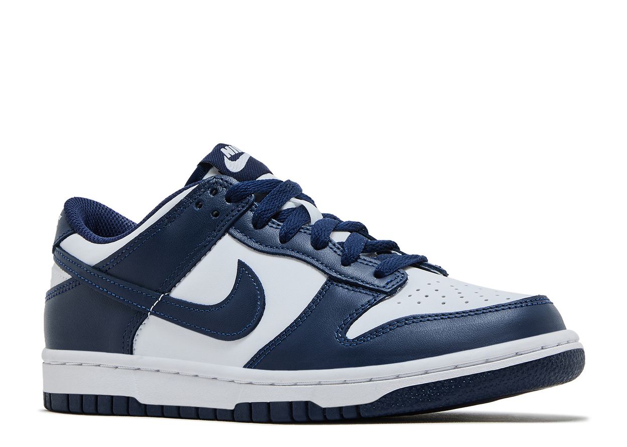 Nike Dunk Low White Midnight Navy (2025)
