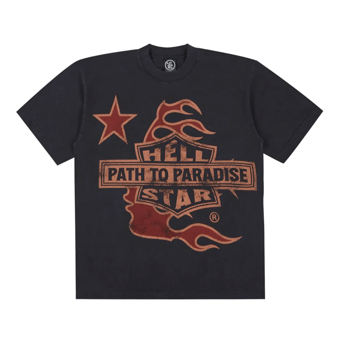 HStar Biker Tour T-shirt Vintage Black (PRE-OWNED)