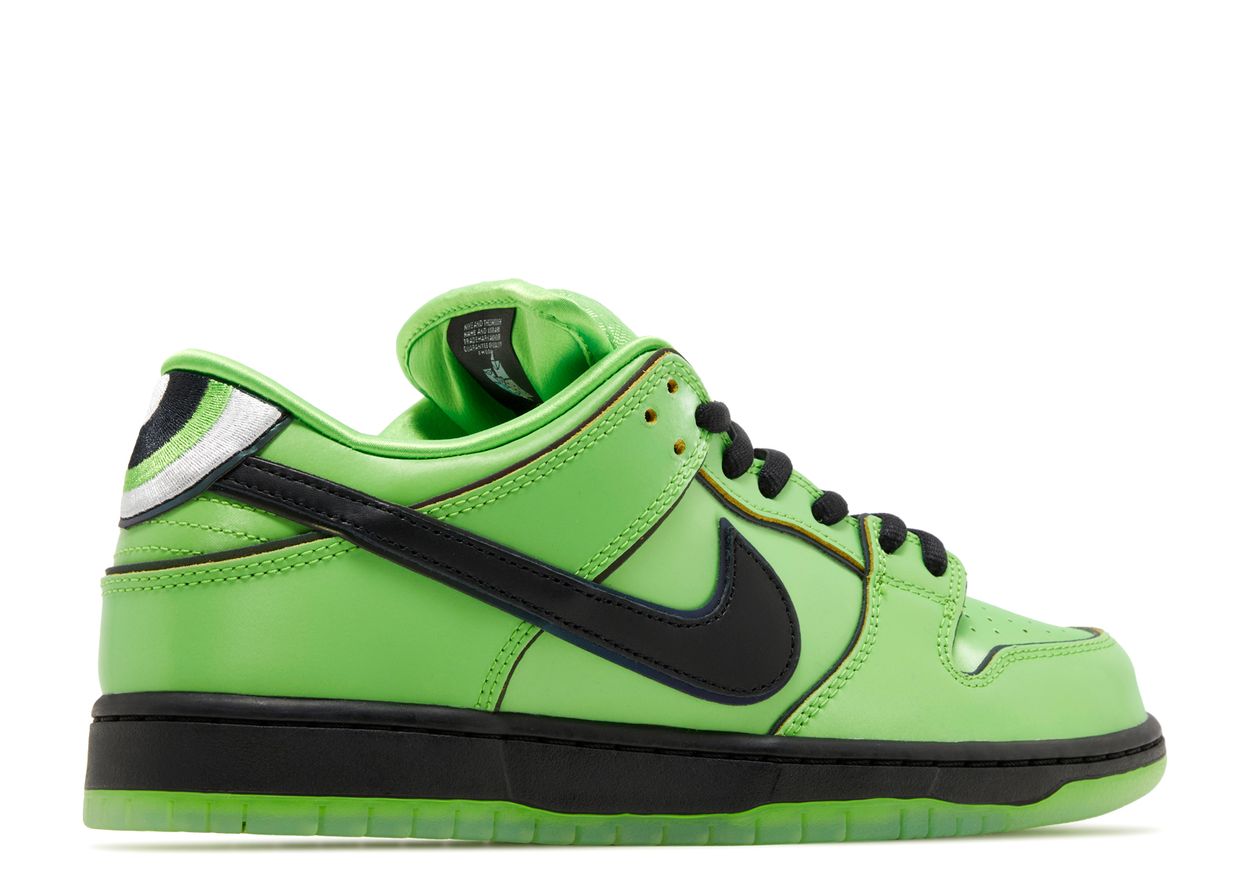 Nike SB Dunk Low The Powerpuff Girls Buttercup