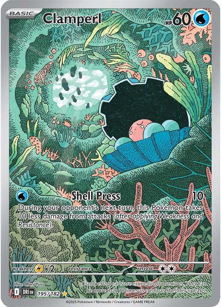 Clamperl - 195/182 - SV10: Destined Rivals (DRI)