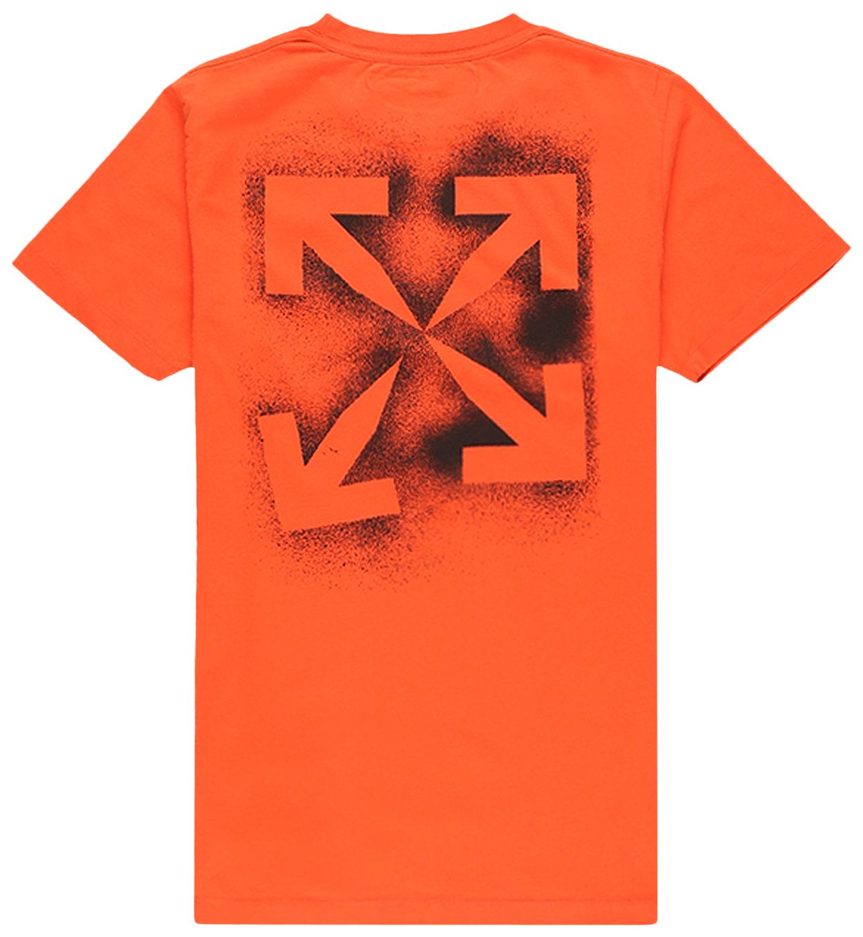 OFF-WHITE Stencil Slim Tee 'Orange/Black'