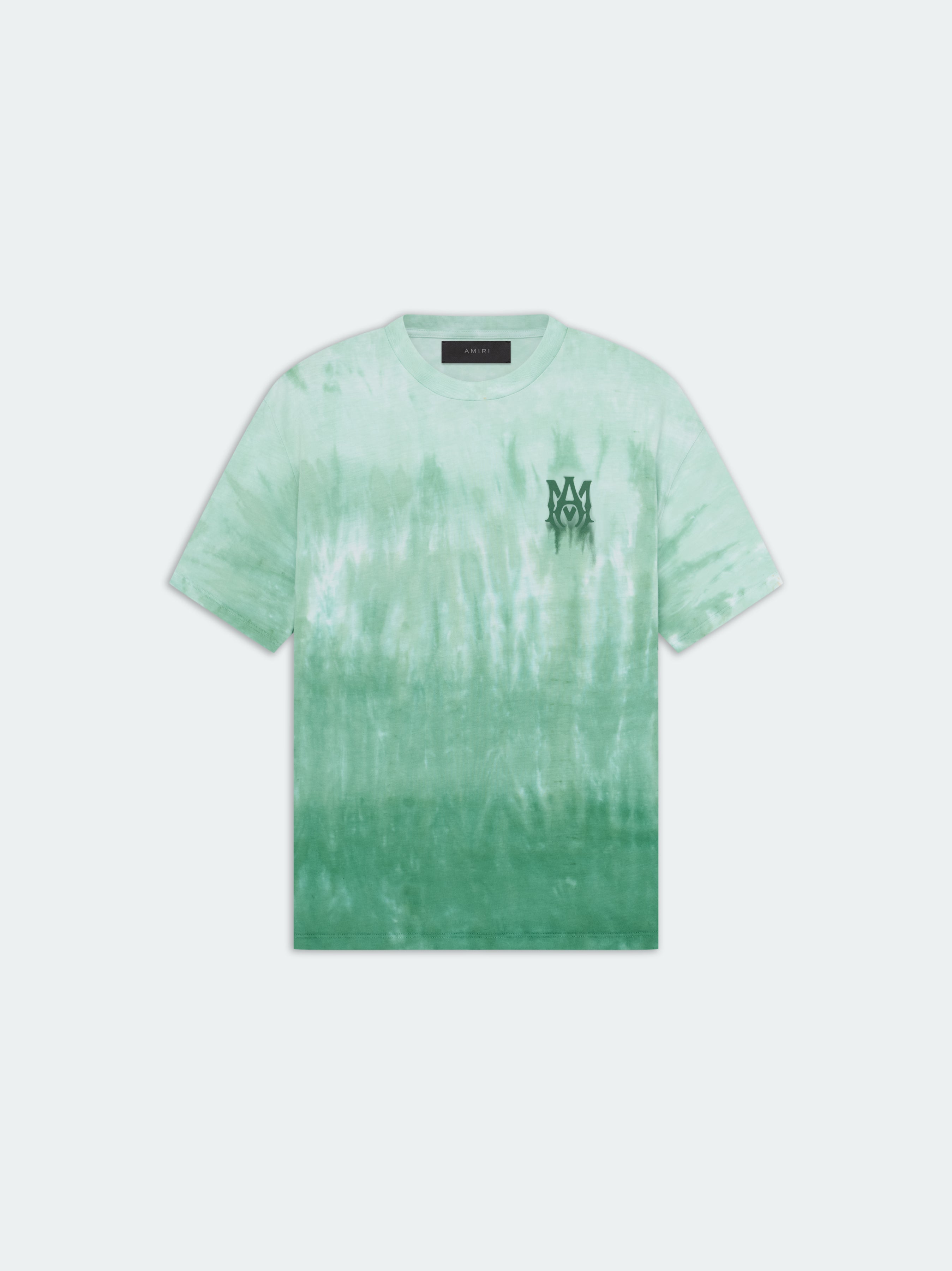 Amiri Dip-Dyed Logo T-Shirt Green