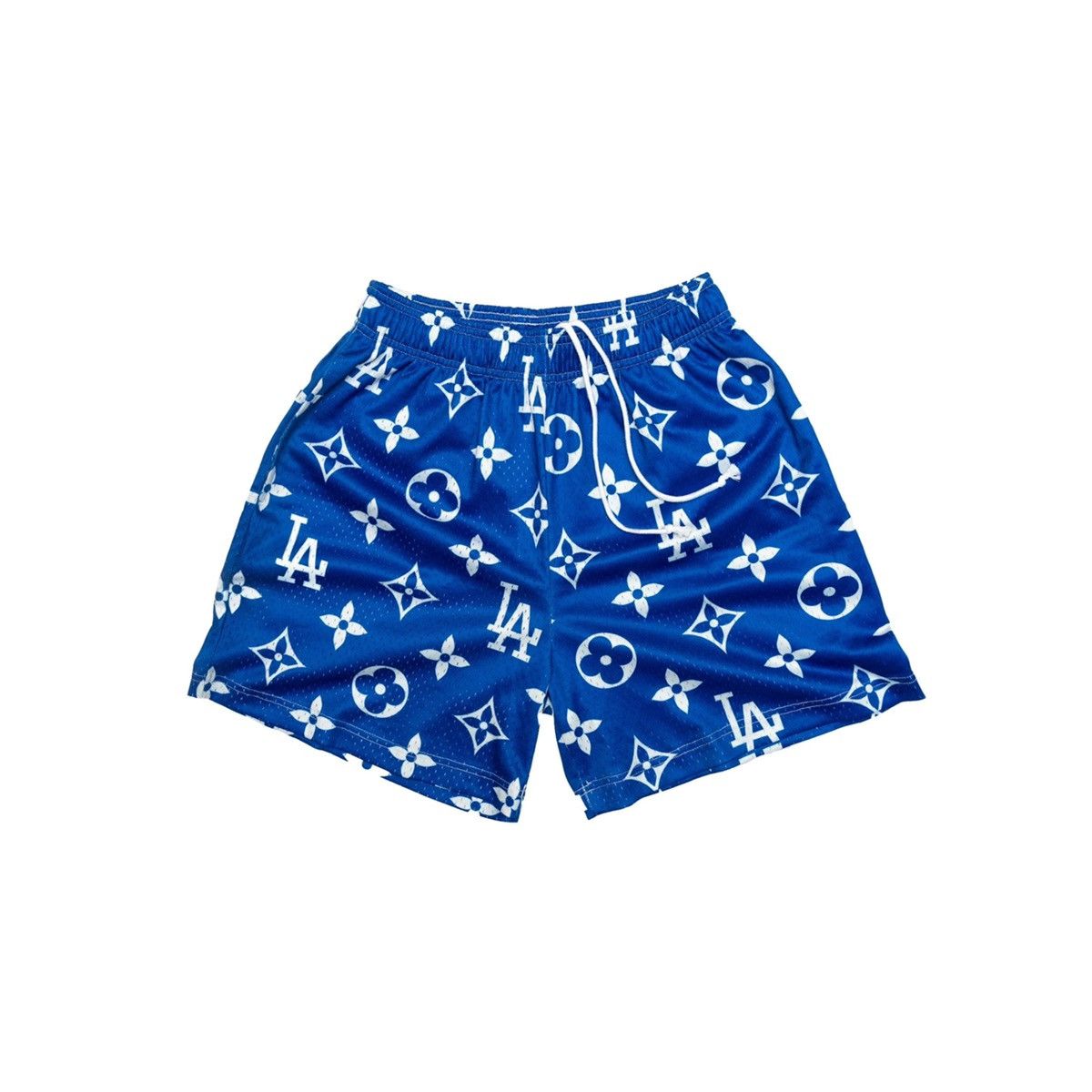 Bravest Studios LV Monogram Shorts LA Royal Blue