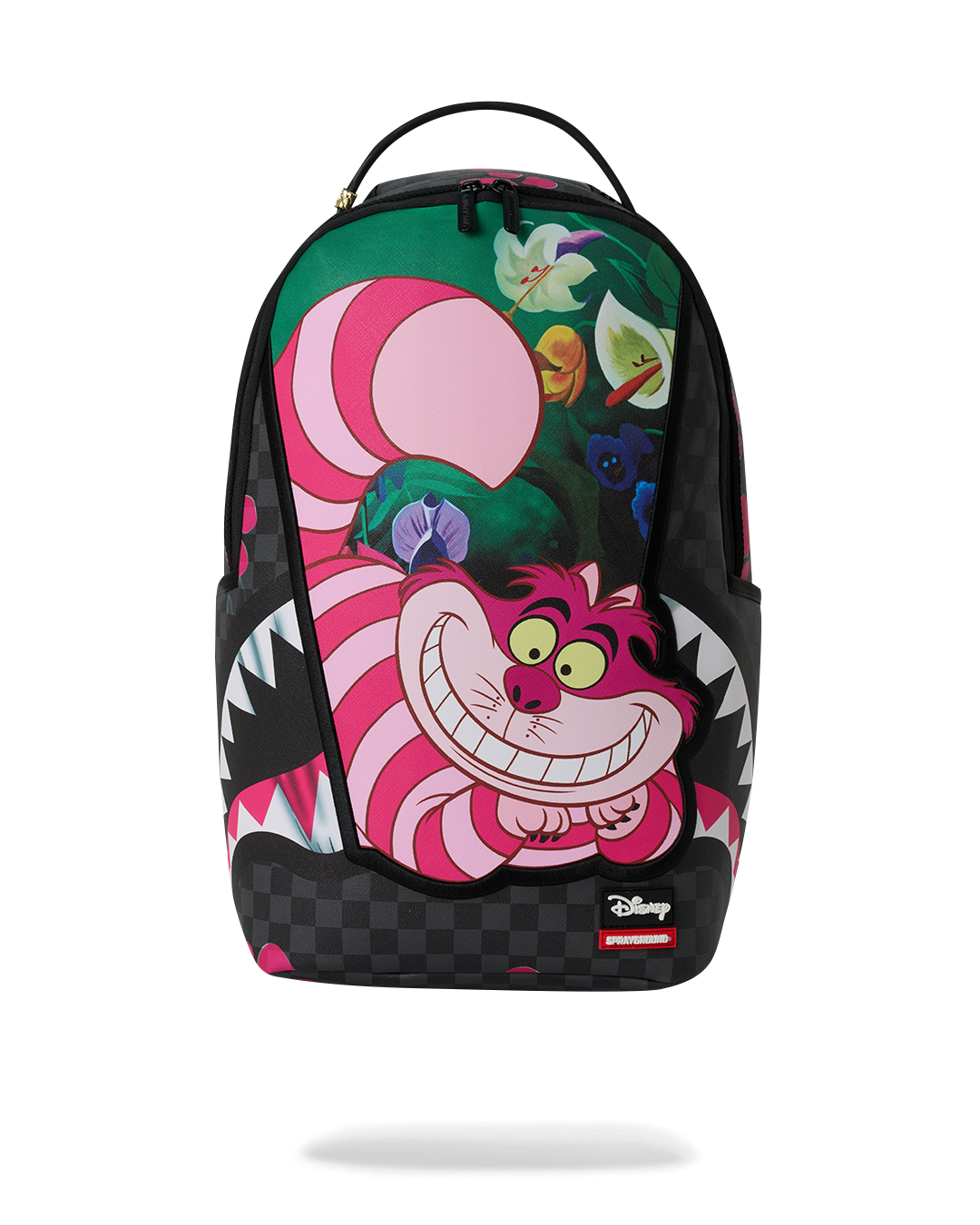 DISNEY ALICE IN WONDERLAND CHESHIRE CAT MAD SHARK BACKPACK