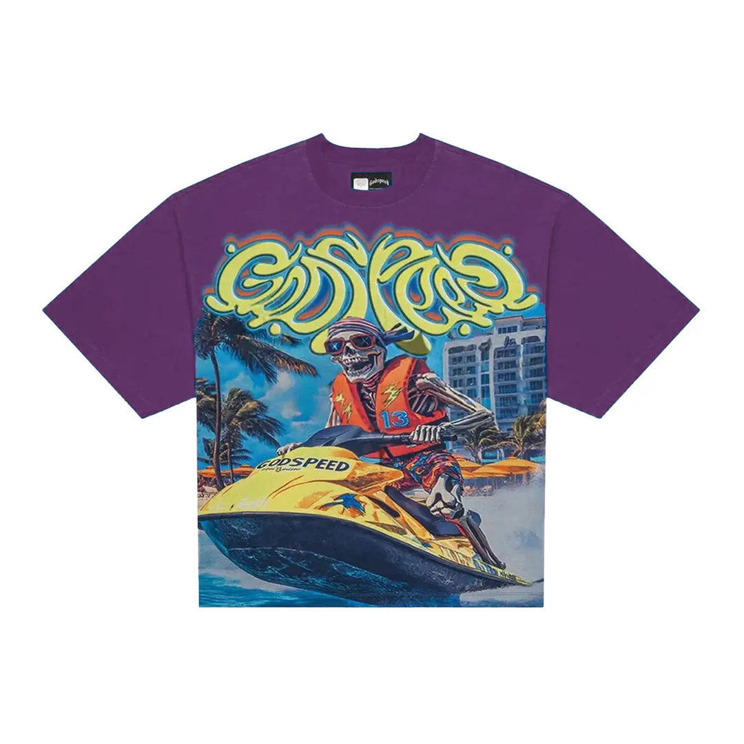 Godspeed Wave Runner T-Shirt Purple