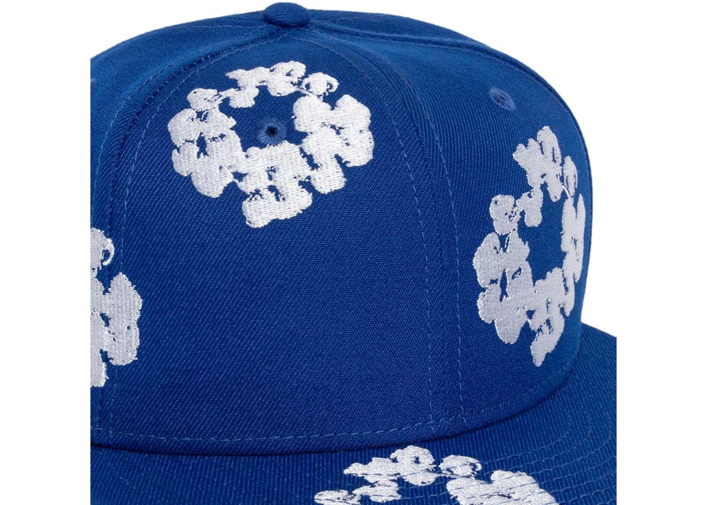 Denim Tears New Era Cotton Wreath 59/50 Cap Royal Blue
