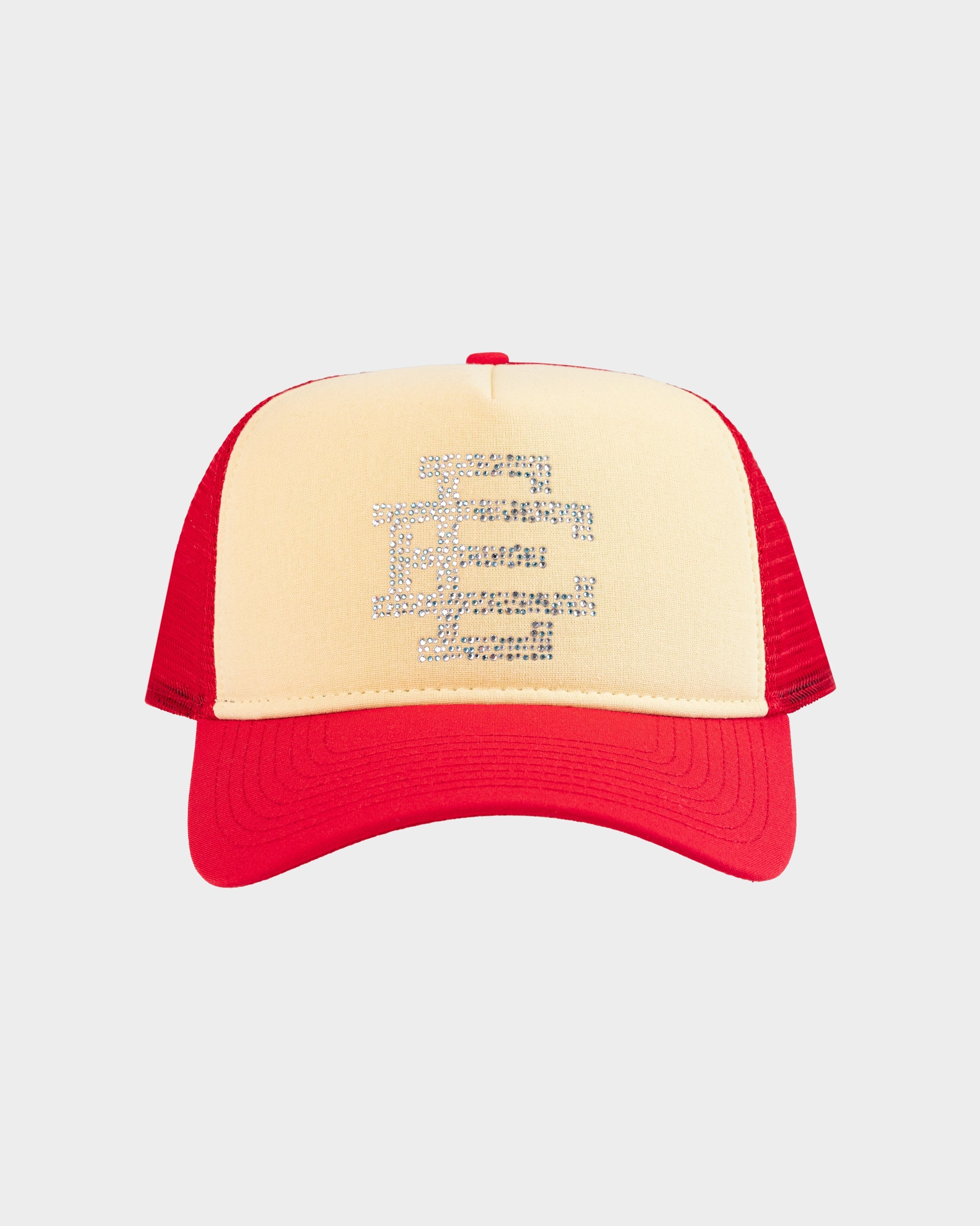 Eric Emanuel EE Swarovski Red Trucker