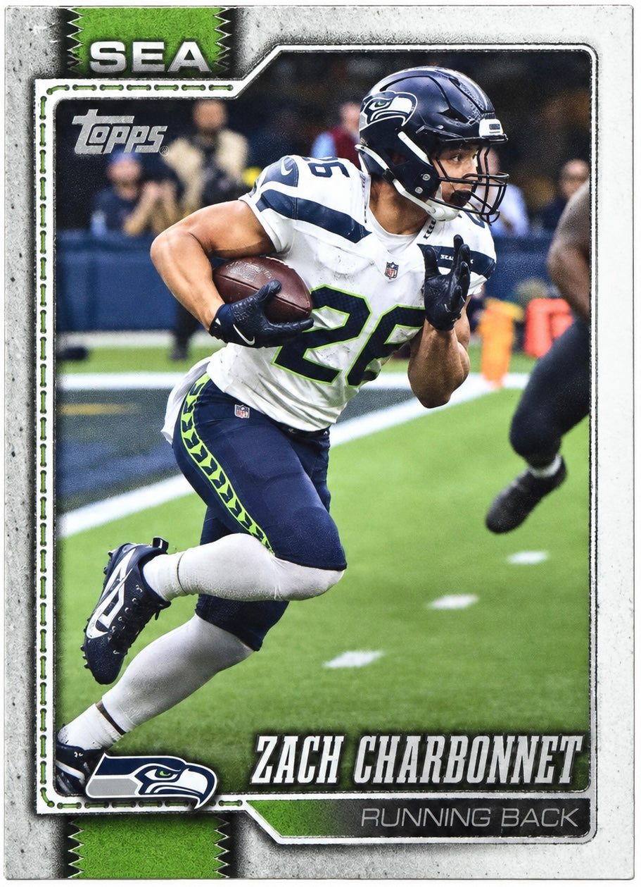 Zach Charbonnet #252 2026 Topps Flagship