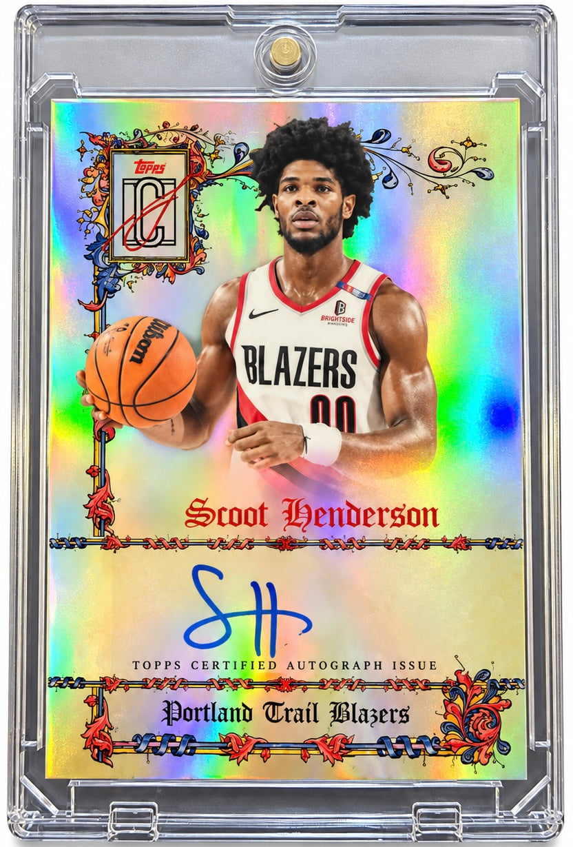 Scoot Henderson #MS-SH 2025 Topps Signature Class Manuscripts