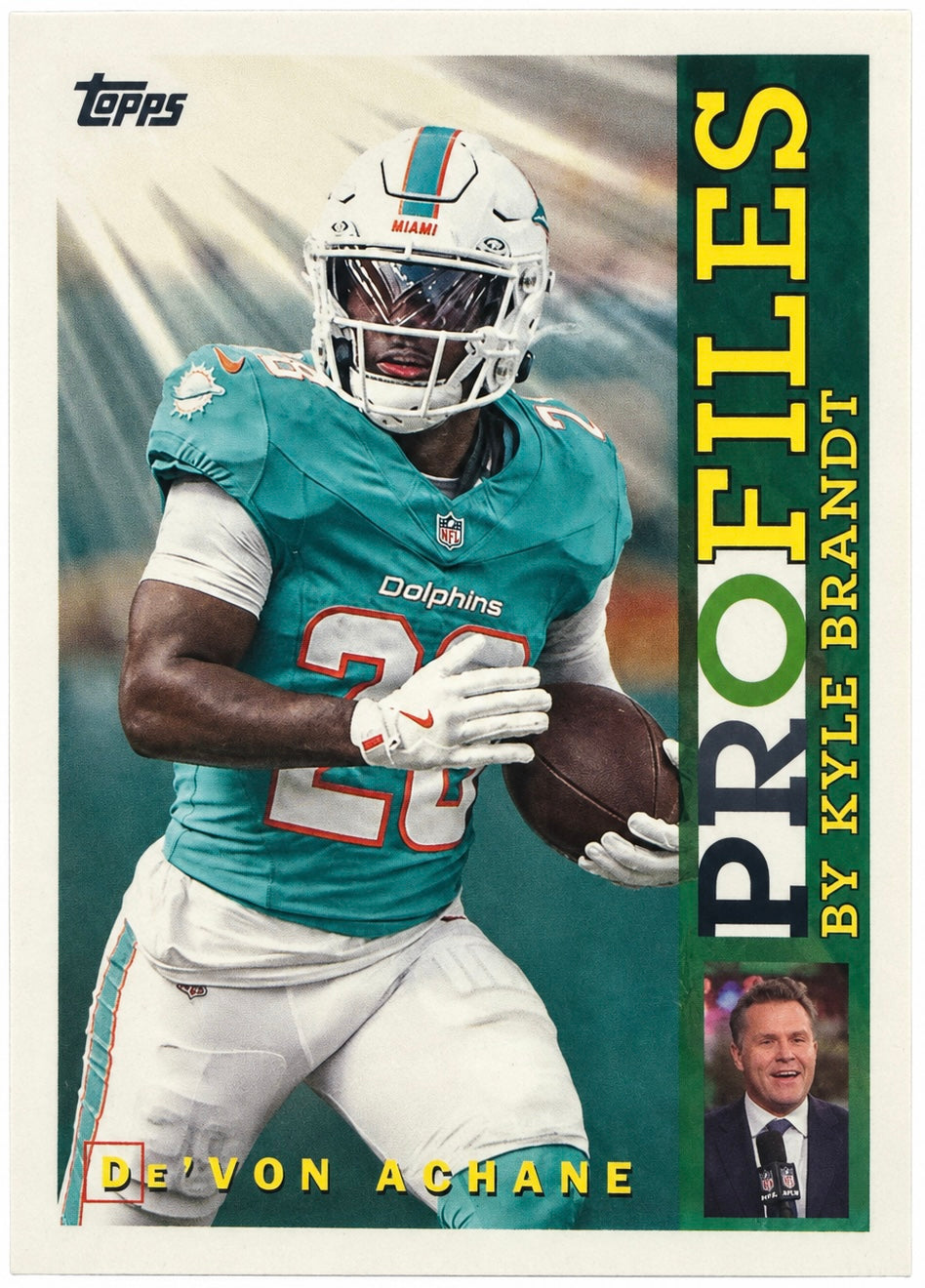 De'Von Achane #TP-6 2026 Topps Flagship Profiles