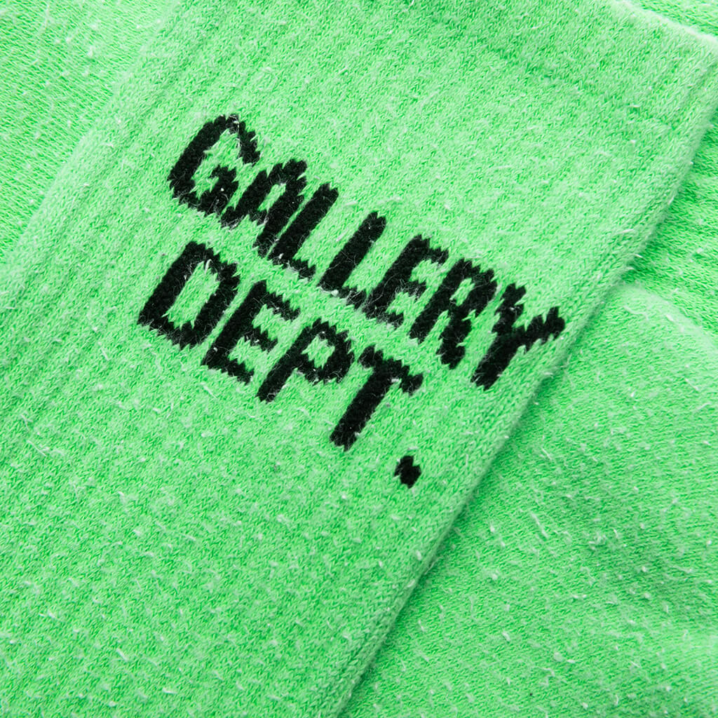 Gallery Dept. Clean Socks Flo Green