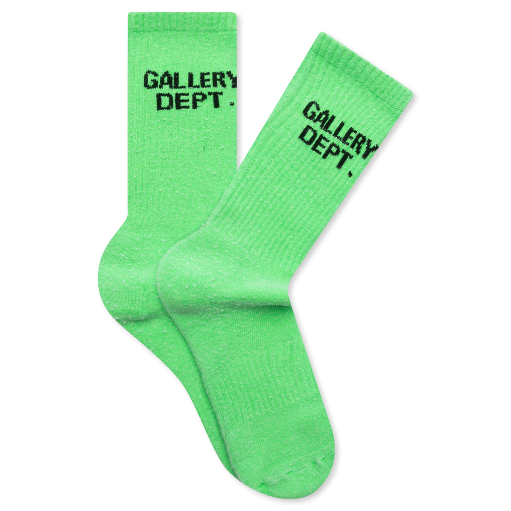 Gallery Dept. Clean Socks Flo Green