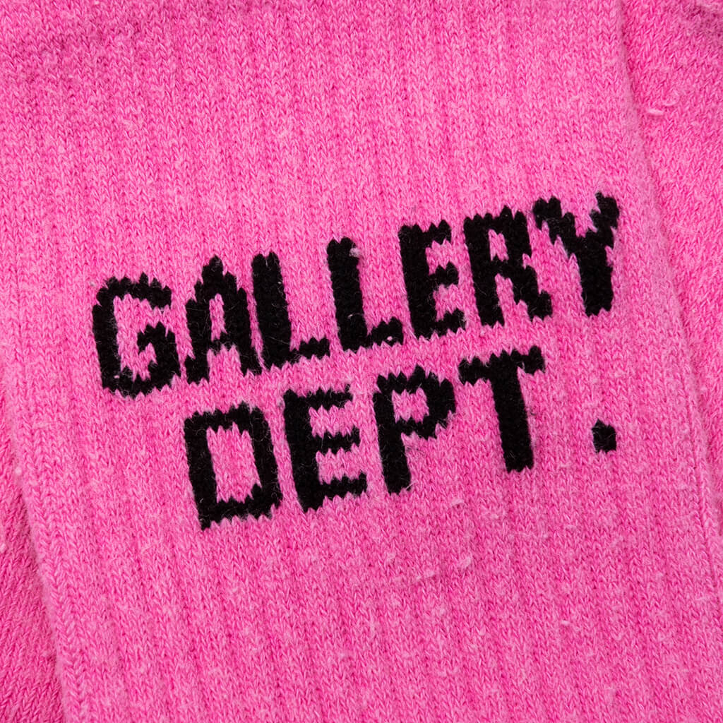 Gallery Dept. Clean Socks Flo Pink