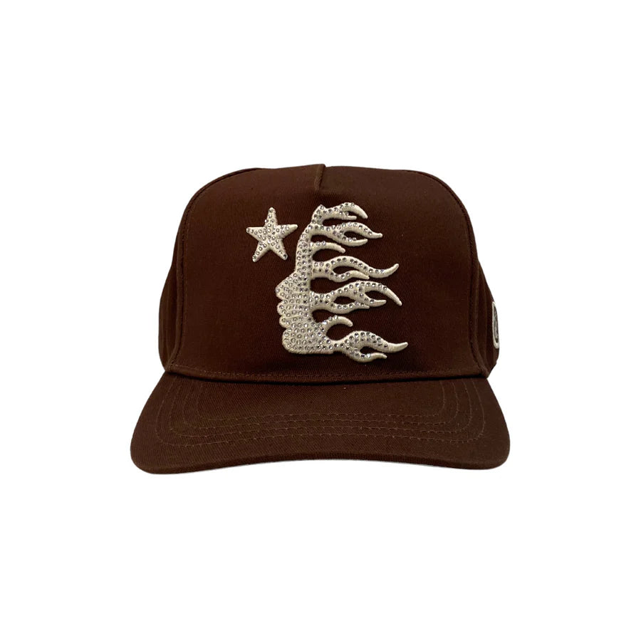 HS OG Logo Hat (Snapback + Rhinestones) Brown