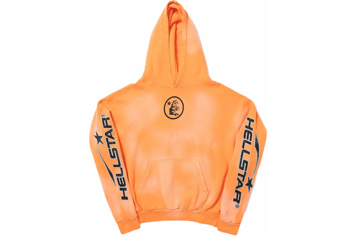 HStar Fire Orange Hoodie Orange Dye
