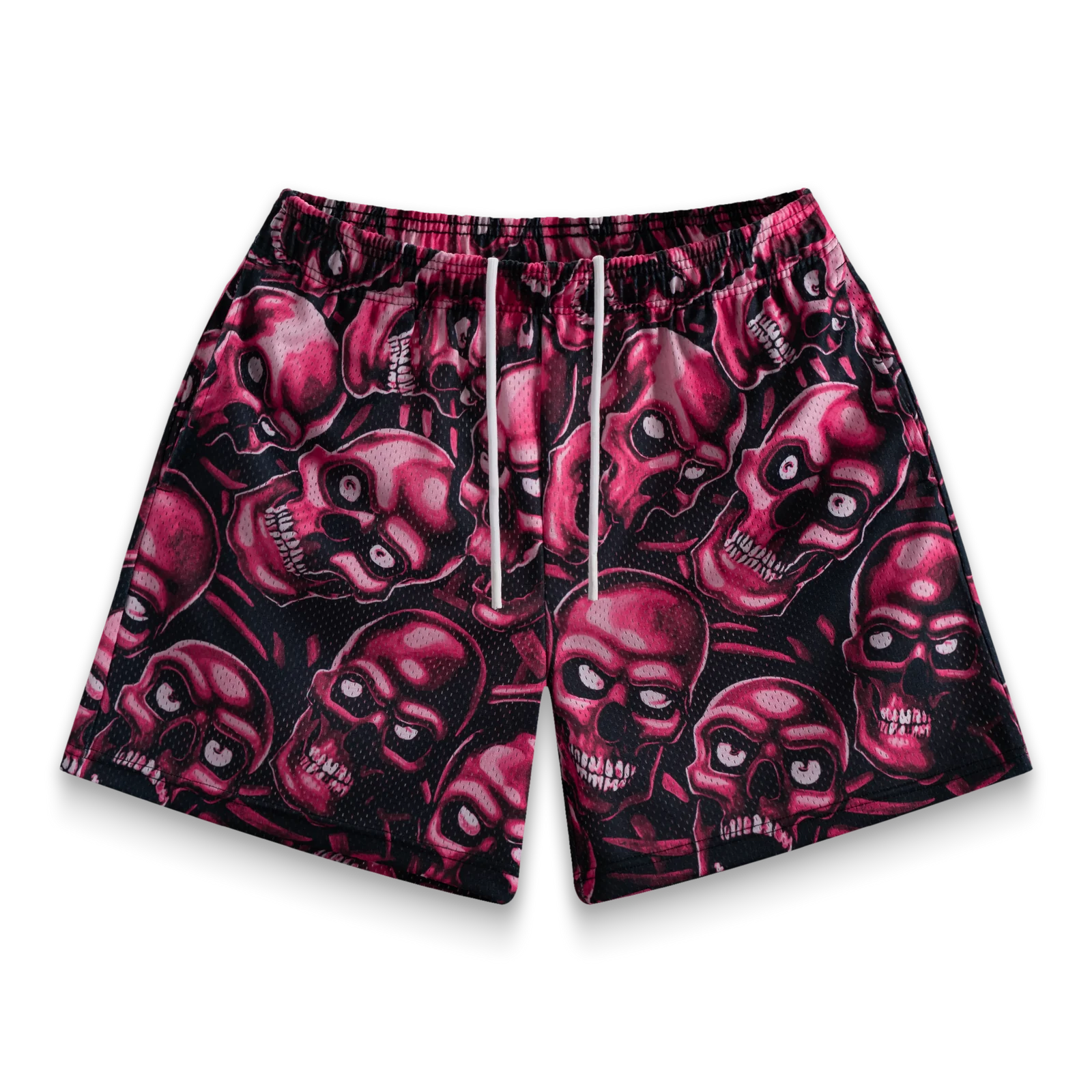 Bravest Studios Skully Shorts Red