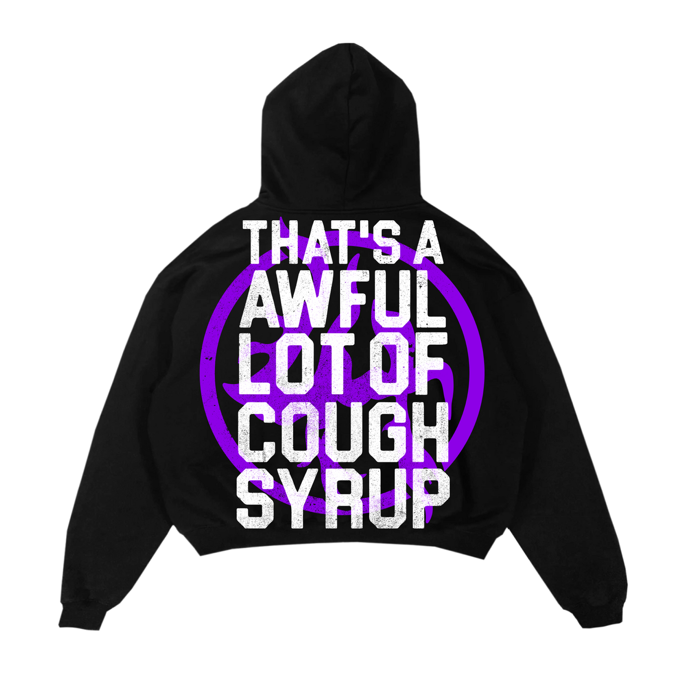 LH x Cough Syrup Script Hoodie (Black)