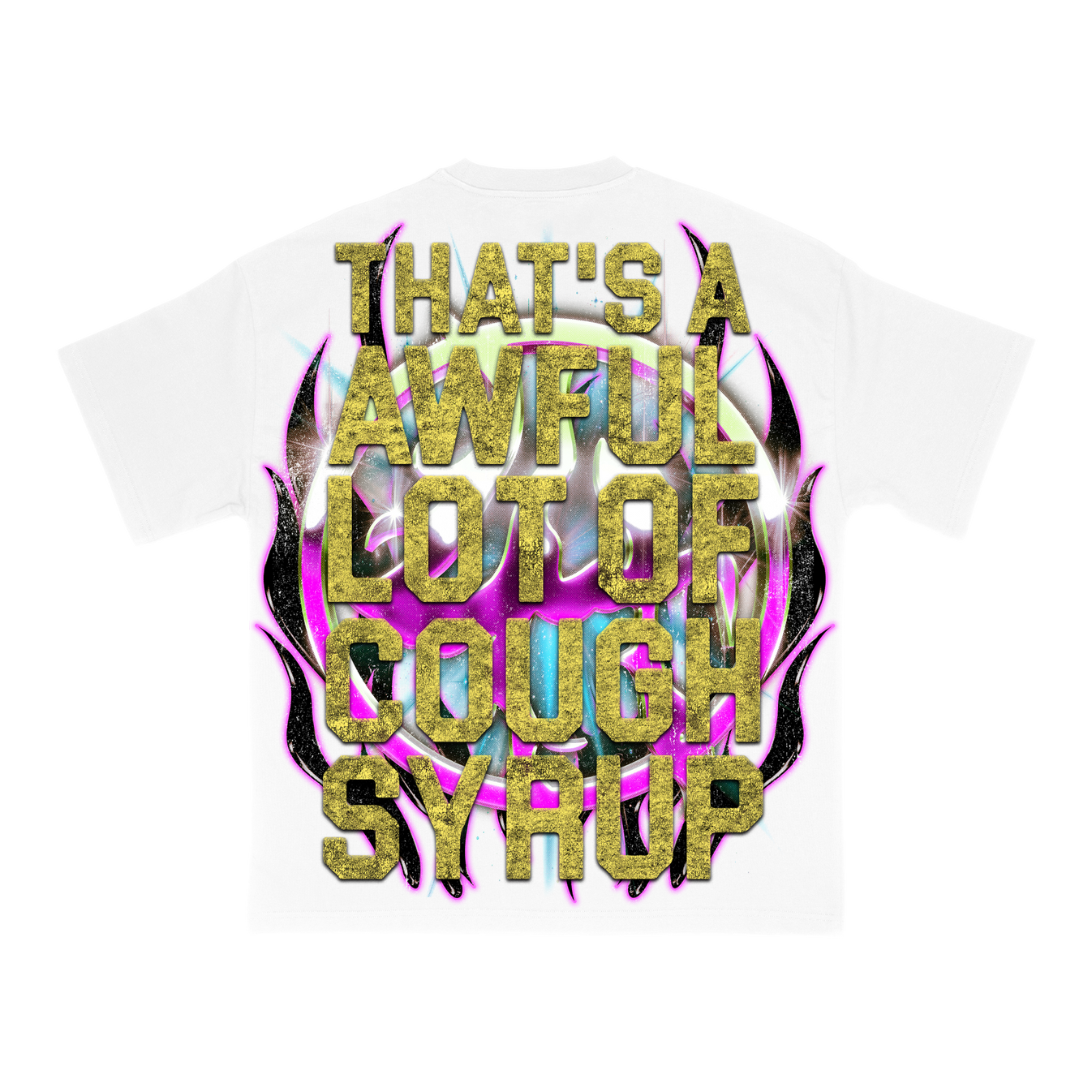 LH x Cough Syrup Skull T-Shirt (White)