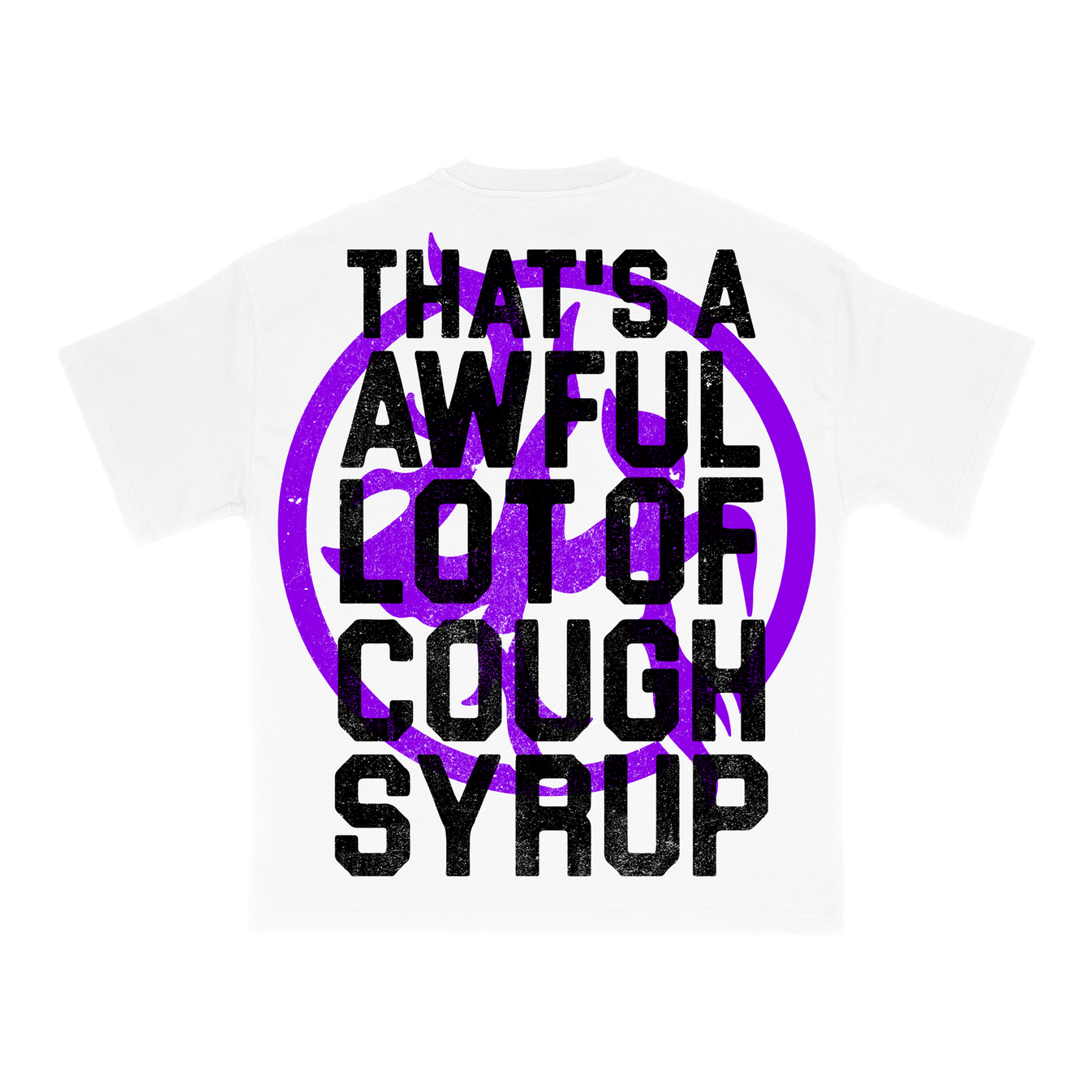 LH x Cough Syrup Script T-Shirt (White)