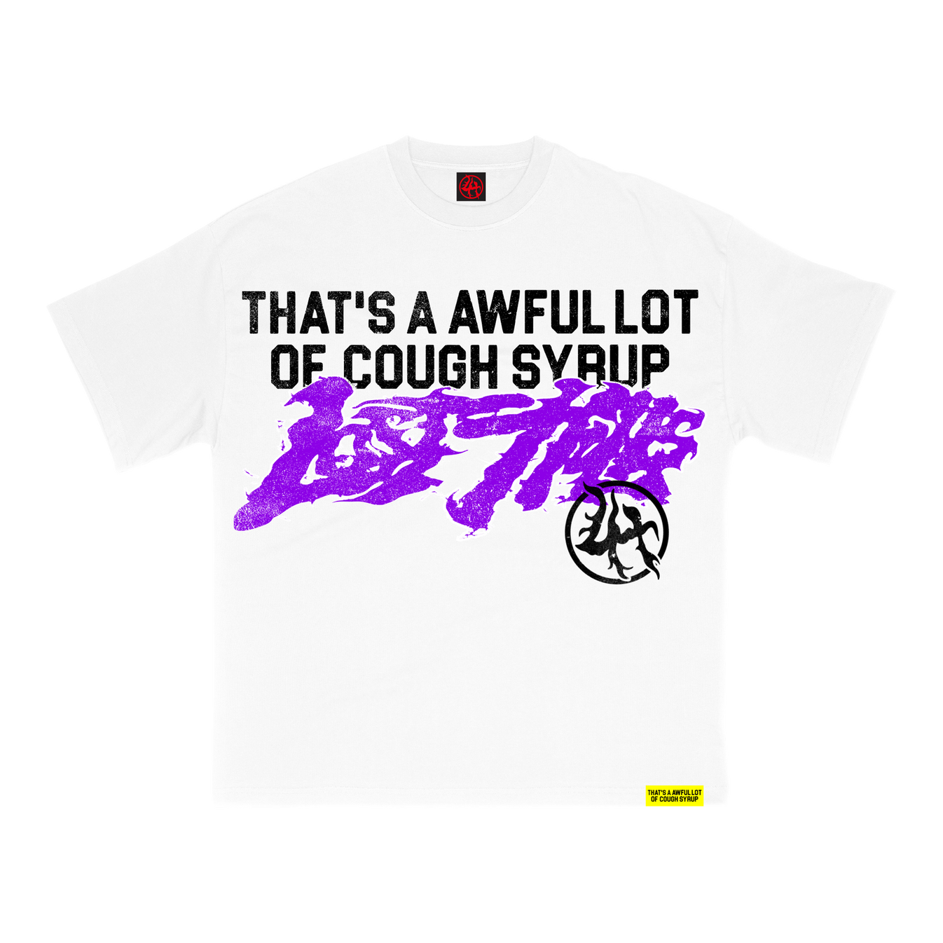 LH x Cough Syrup Script T-Shirt (White)