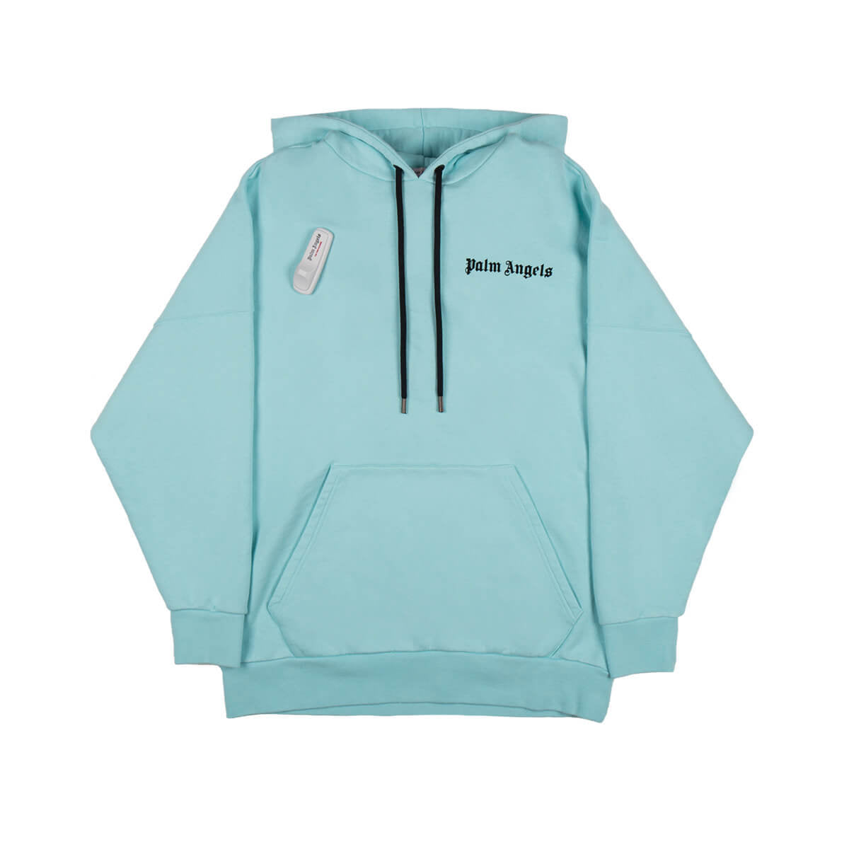 Palm Angels Logo Hoodie Turquoise