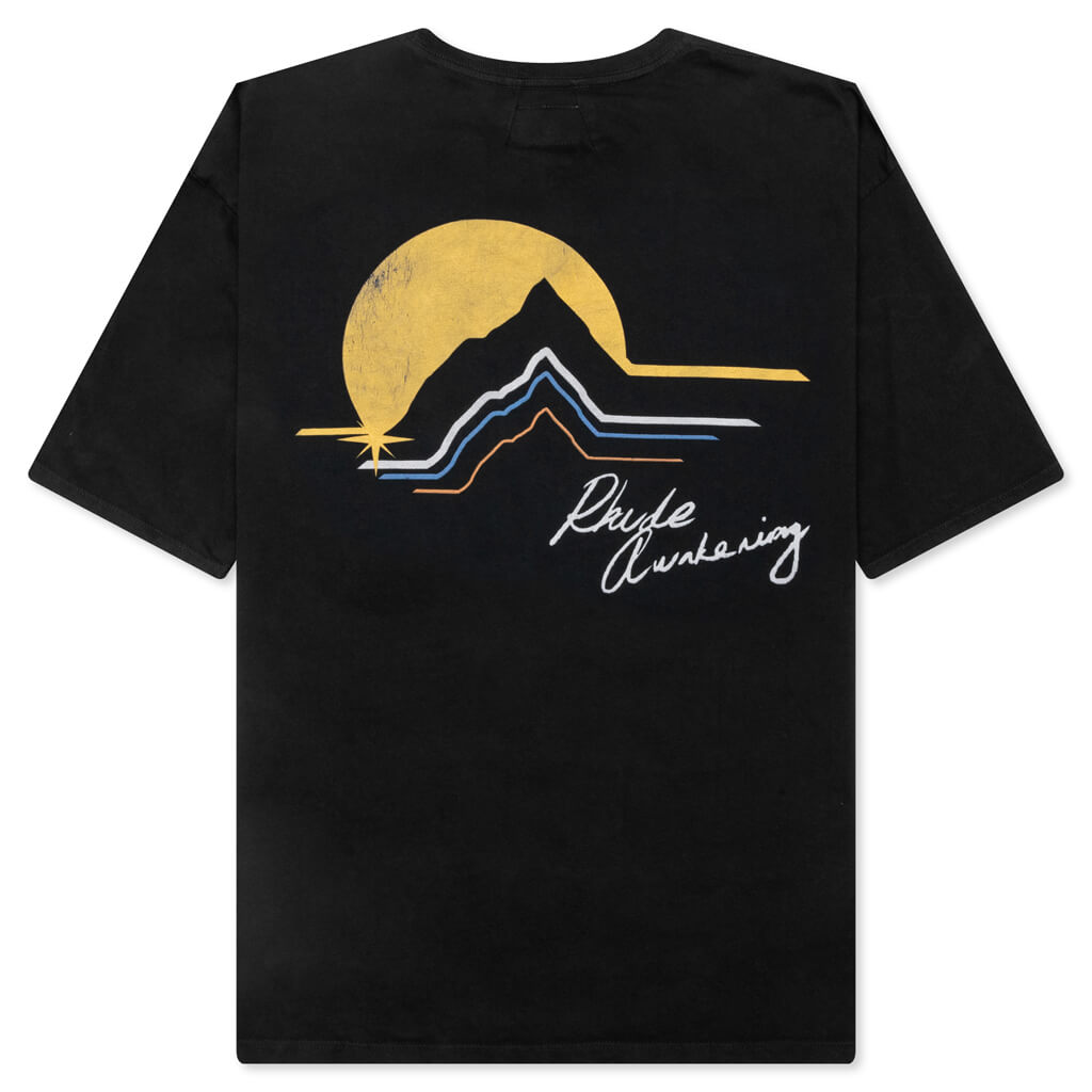 Rhude Awakening T-Shirt Vintage Black