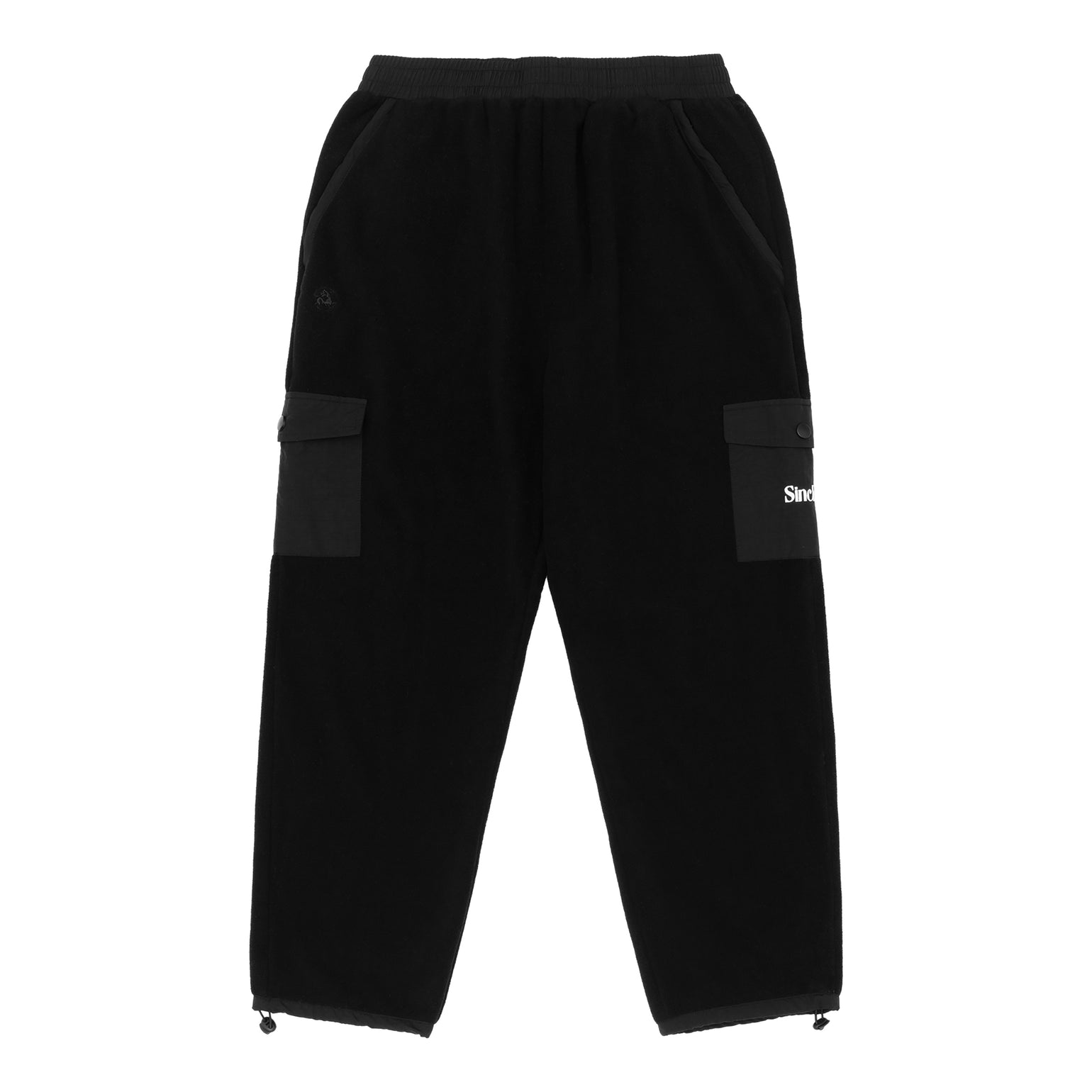 Sinclair Cargo Pocket Fleece Pants Black