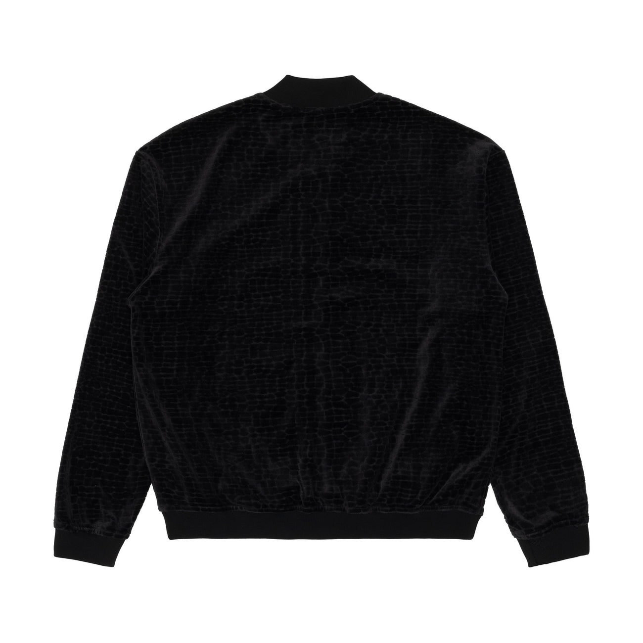 Sinclair Croc Velour Jacket Black