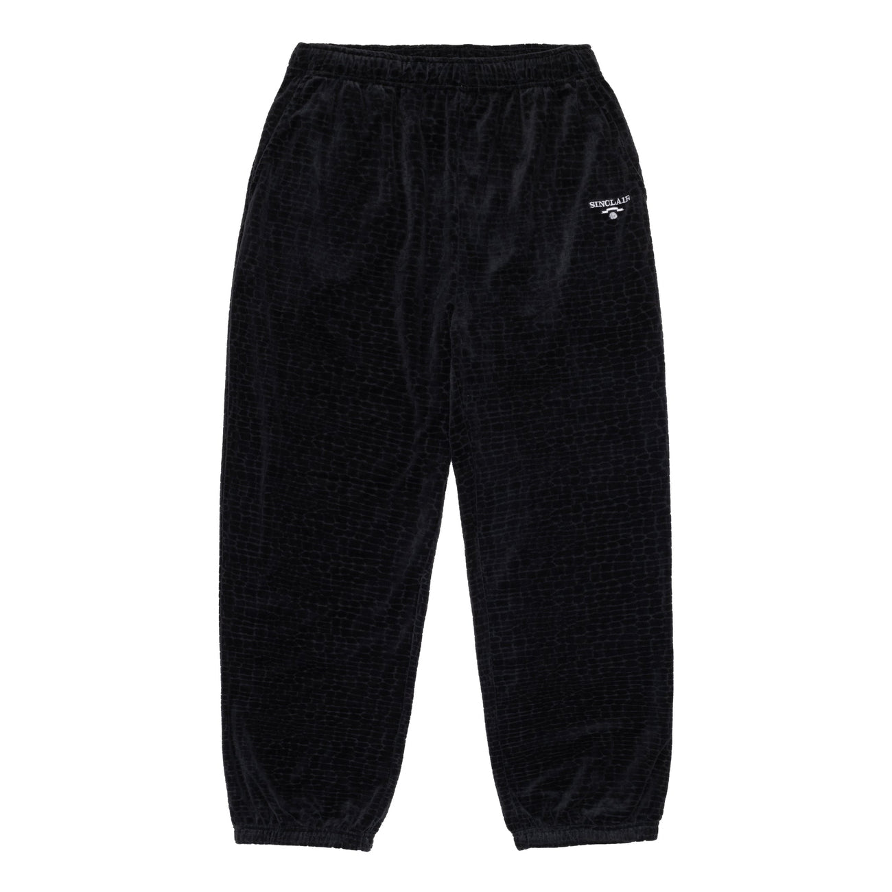 Sinclair Croc Velour Pant Black