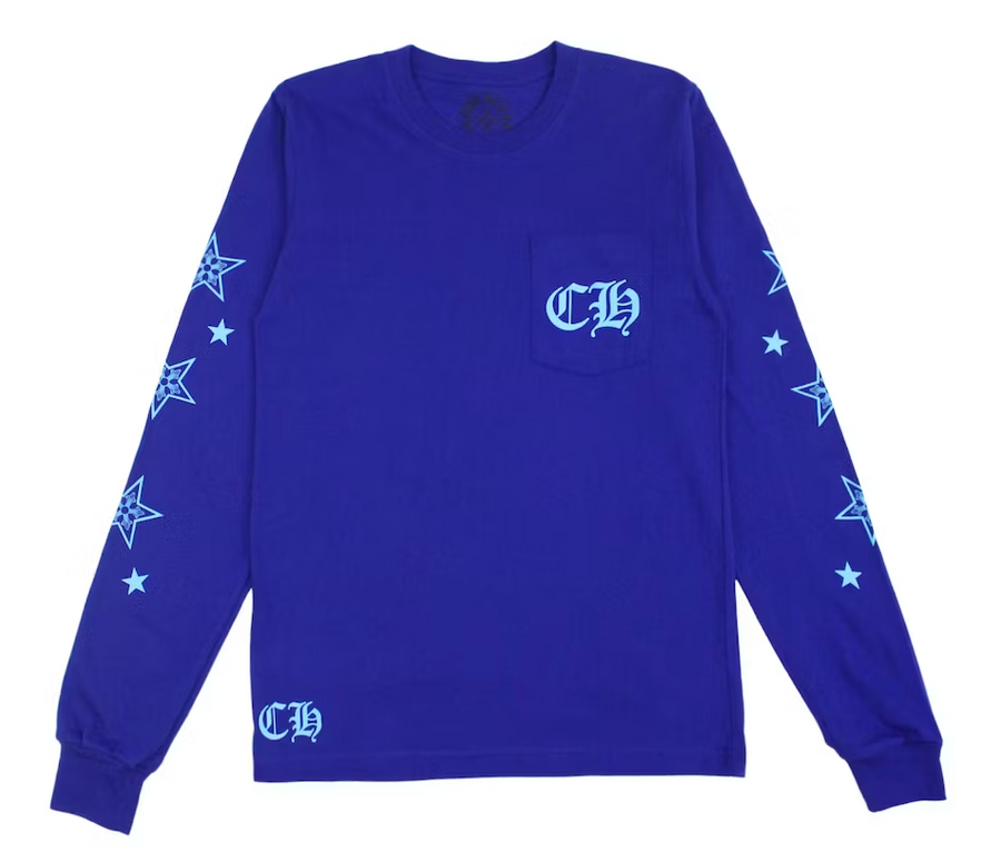 Chrome Hearts Star L/S T-shirt Blue
