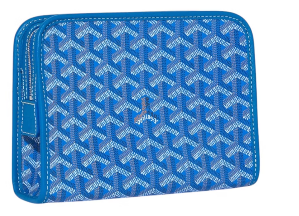 Goyard Jouvence Toiletry Bag PM Sky Blue
