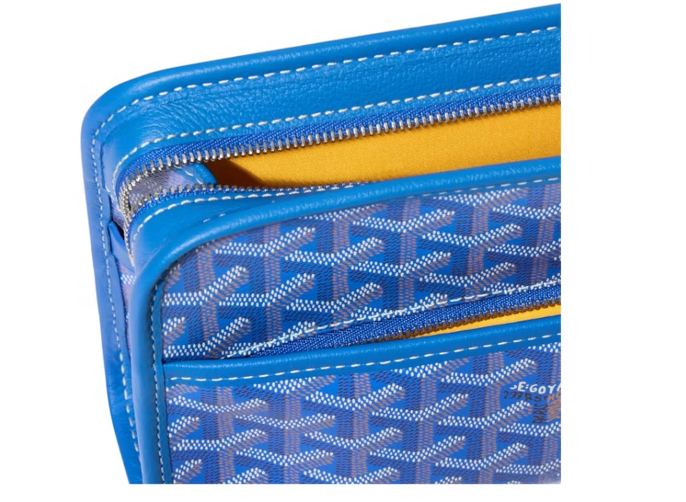 Goyard Jouvence Toiletry Bag PM Sky Blue
