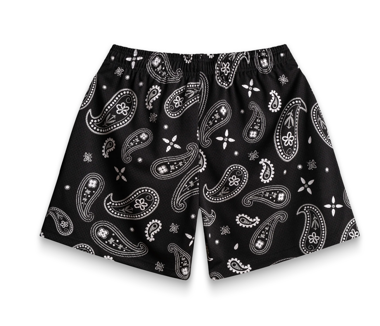 Bravest Studios Black Paisley V3 Shorts