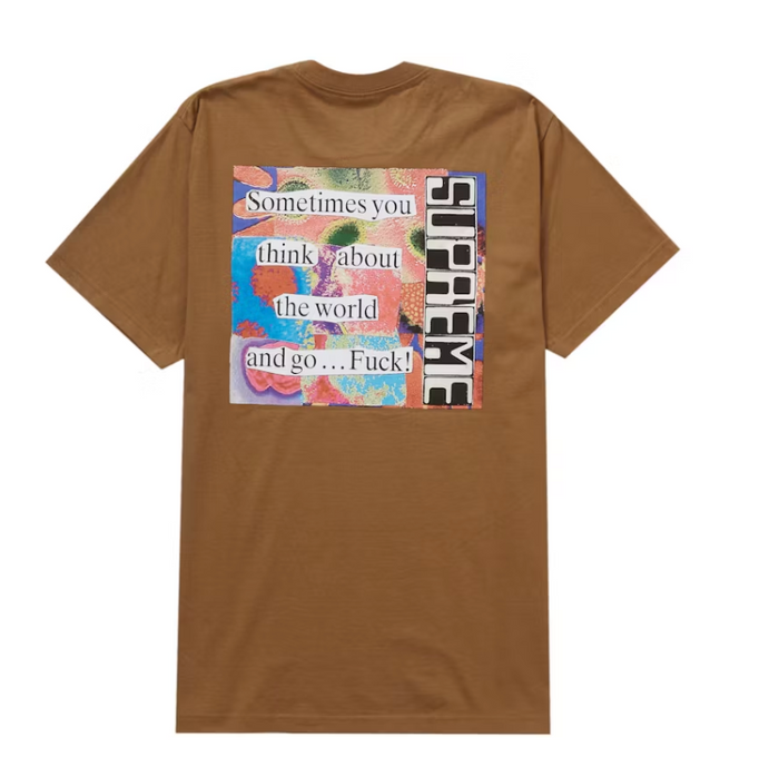 Supreme Static Tee Brown