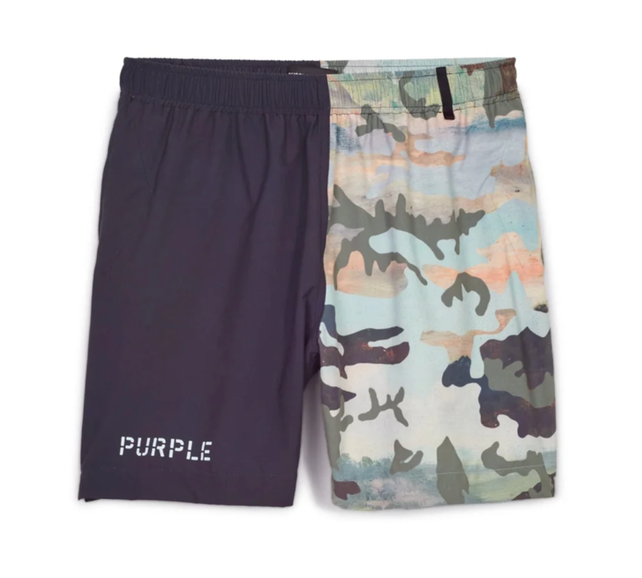 Purple Brand Impression Short Black Camo