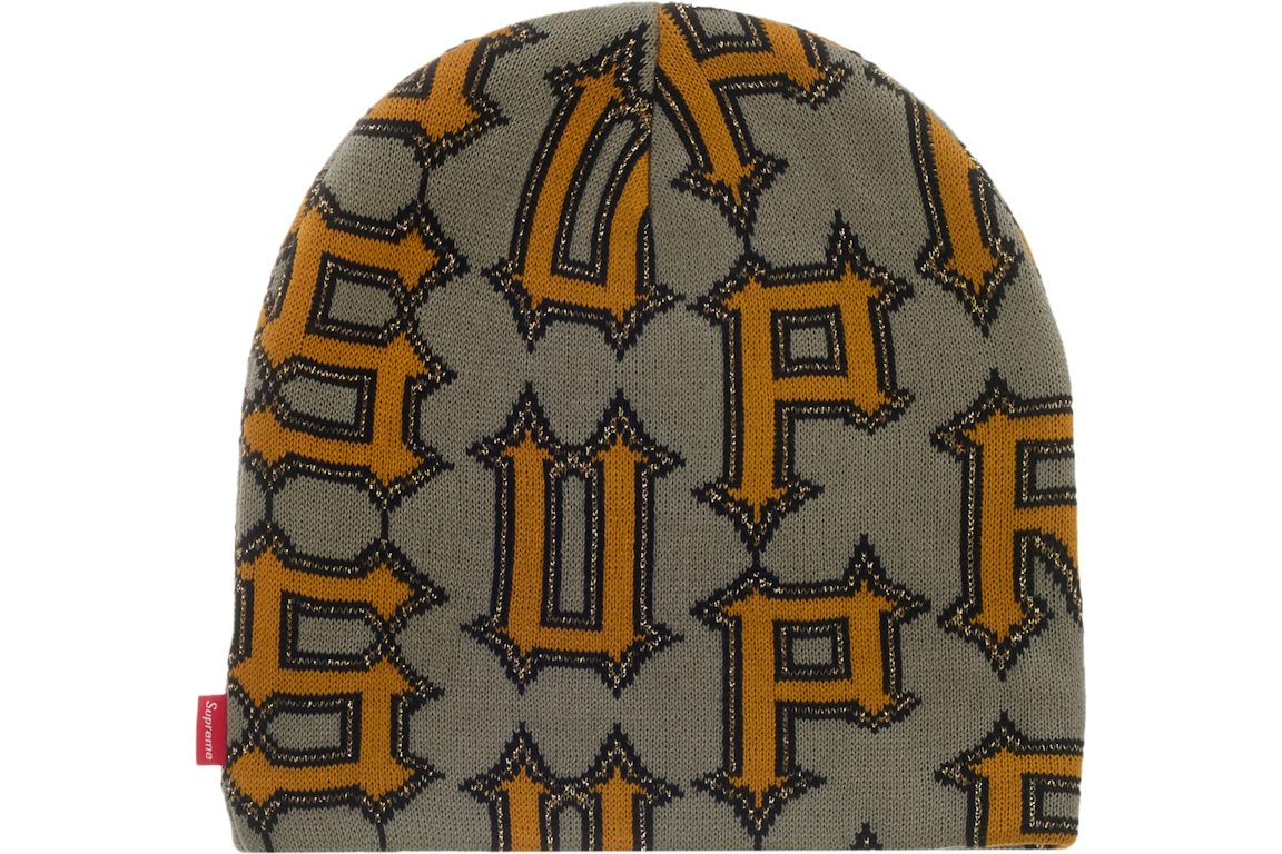 Supreme Spike Beanie Grey (FW26)