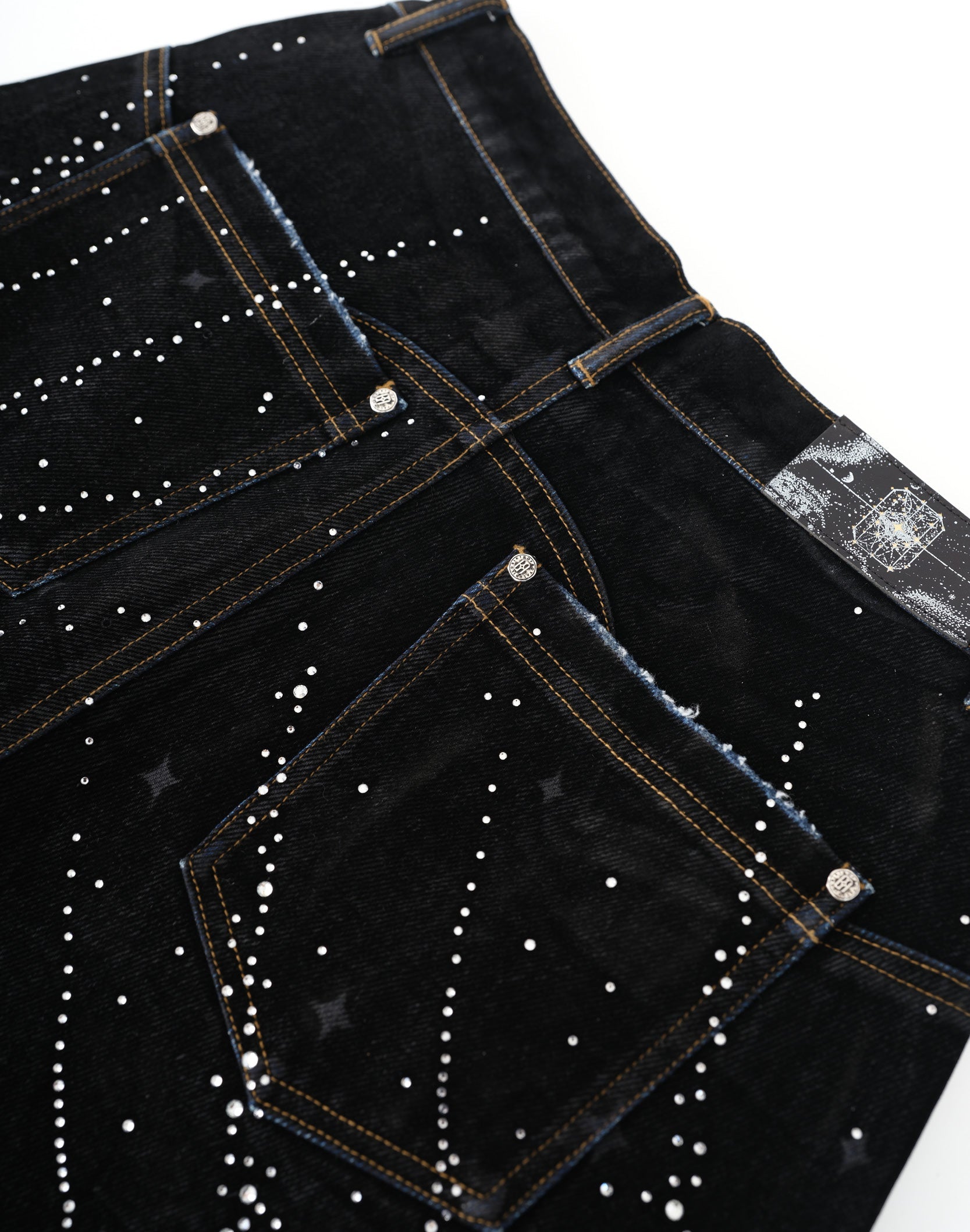 Birth Of A Royal Child 20K Starlight Diamond Shorts Black
