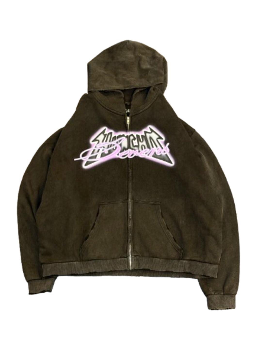 Triple Sevens Hunchoz Zip Up Hoodie Black