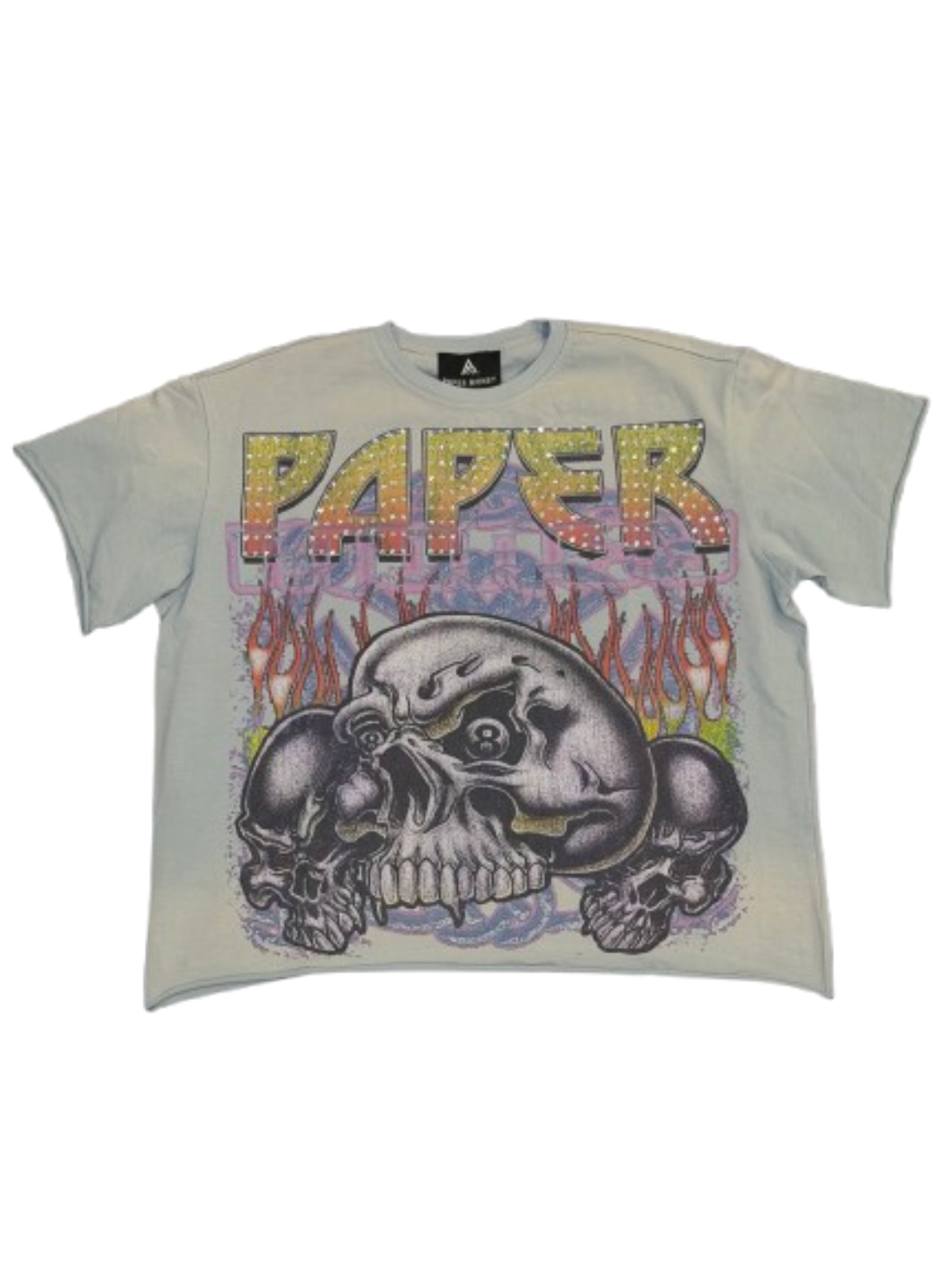 Paper Money 8 Ball T-Shirt Baby Blue