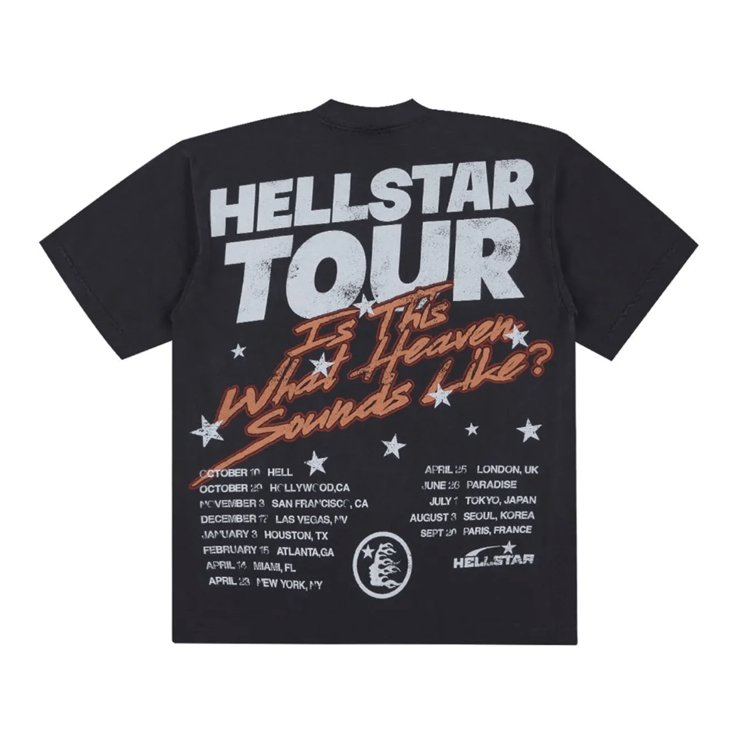 HStar Biker Tour T-shirt Vintage Black (PRE-OWNED)