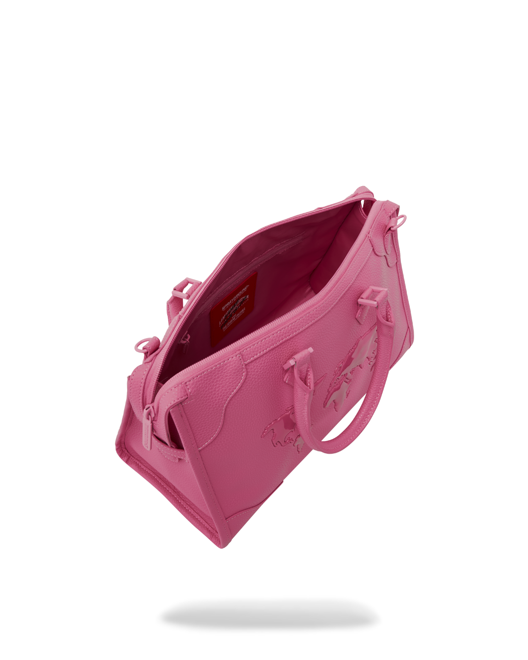 SPRAYGROUND JAMES GLOBAL PINK PYRAMID MINI DUFFLE