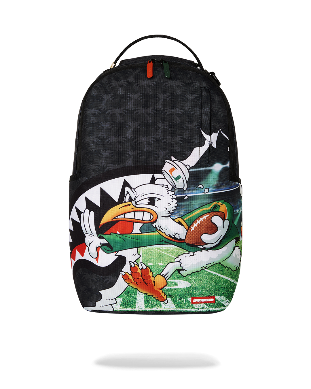 SPRAYGROUND UNIVERSITY OF MIAMI TOUCH DOWN DLXR BACKPACK