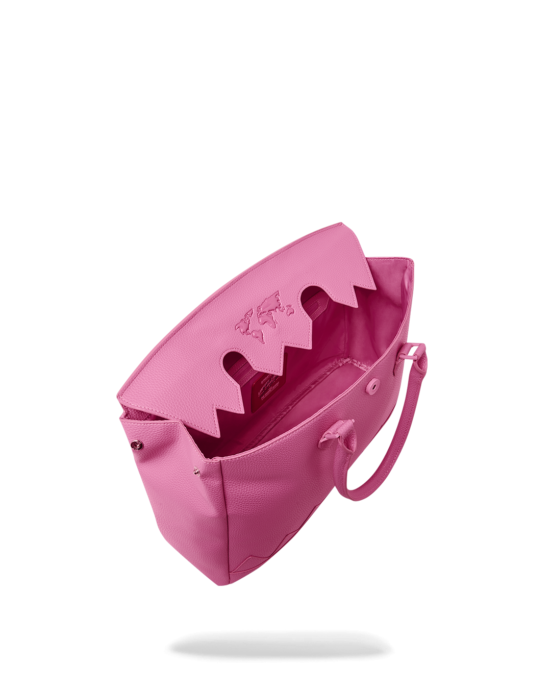 SPRAYGROUND JAMES GLOBAL PINK SPIRKIN HANDBAG