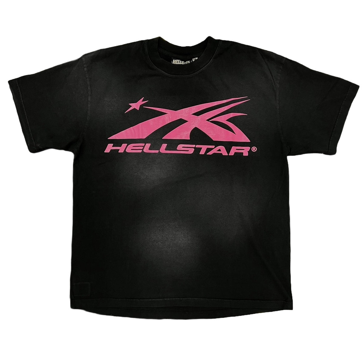 HS Gel Sport Logo T-Shirt Black/Pink