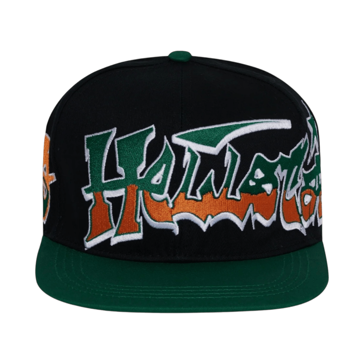 HS Records Hat Snapback Green/Black