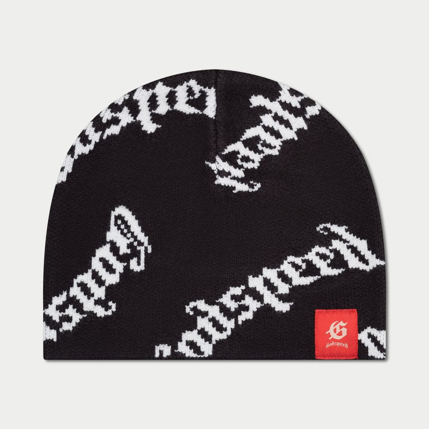 GodSpeed OG Logo Beanie Hat Black