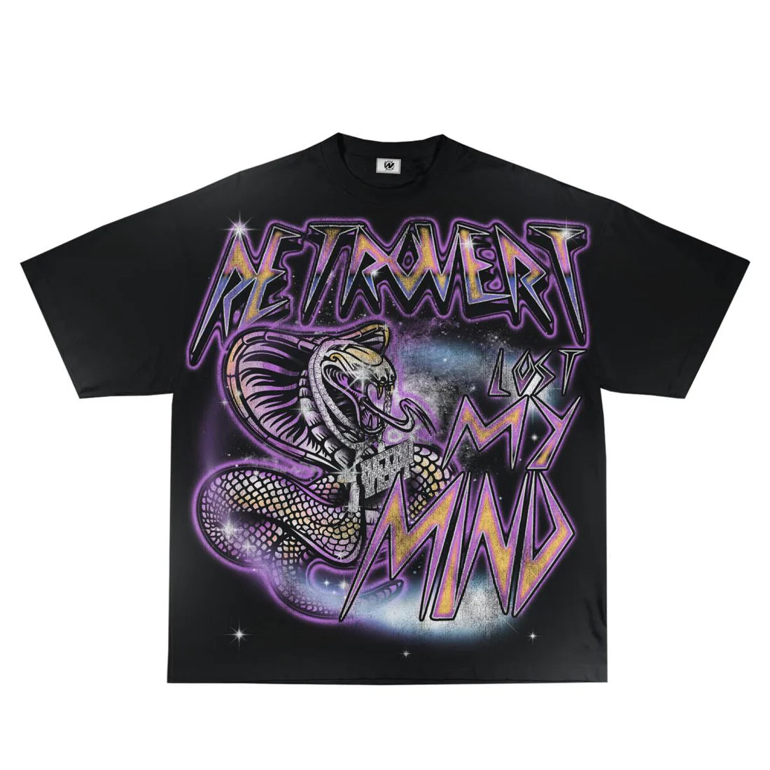 Retrovert Black Snake T-Shirt